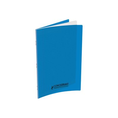 3020120089270-Conquérant Classique - Cahier polypro A4 (21x29,7cm) - 48 pages - grands carreaux (Seyes) -Angle gauche-0