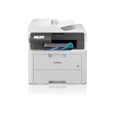 4977766823951-Brother DCP-L3560CDW - Imprimante multifonction laser couleur A4 - USB 2.0, Gigabit LAN, Wi-Fi(n)-Avant-1