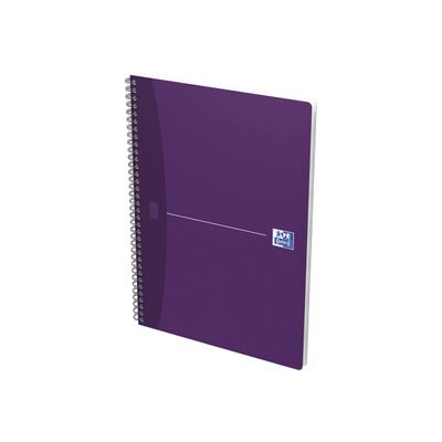 3020120022093-Oxford Office Essentials - Cahier à spirale A4 (21x29,7 cm) - 180 pages - grands carreaux (Seyes) - disponibl-Angle droit-0