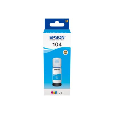 8715946655819-Epson EcoTank 104 - cyan - réservoir d'encre original-Avant-0