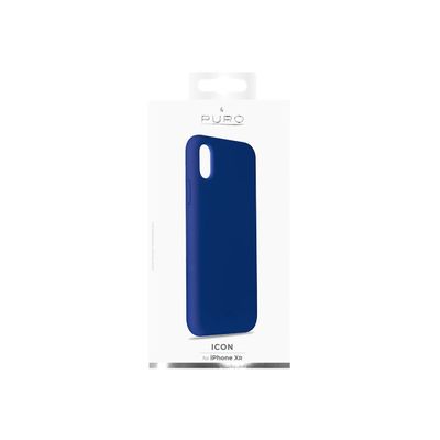 8033830265518-Puro - Coque de protection souple pour iPhone XR - bleu-Avant-3