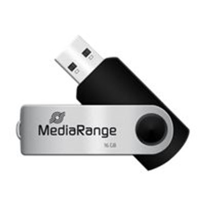 4260057126214-MediaRange USB Flash-Drive - clé USB 16 Go - USB 2.0-Avant-1