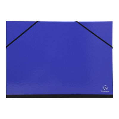 3130632257293-Exacompta - 5 Cartons à dessin à élastiques - 32 x 45 cm - couleurs assorties-Avant-2