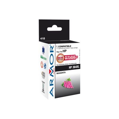 3112539259549-HP 364XL remanufacturée Armor - à rendement élevé - magenta - cartouche d'encre-Angle gauche-0