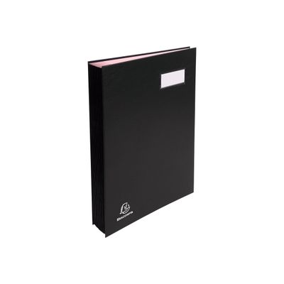 3130632242114-Exacompta - 5 Parapheurs direction 20 compartiments - noir-Angle gauche-1
