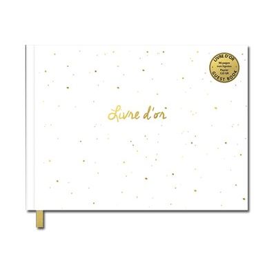 3700572730349-Kiub Les Petits Mots - Livre d'or - blanc -Avant-0