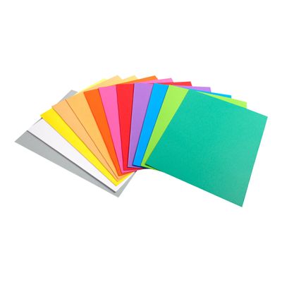 3288582100012-Exacompta Rock"s - 100 Chemises - 210 gr - pour 200 feuilles - couleurs assorties-Multi-angle-1