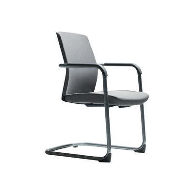 3700339877966-Chaise LUGE - avec accoudoirs - gris-Angle gauche-0