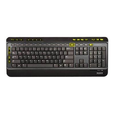 3567049009014-PORT Connect - ensemble clavier et souris sans fil silencieux- AZERTY -Avant-5