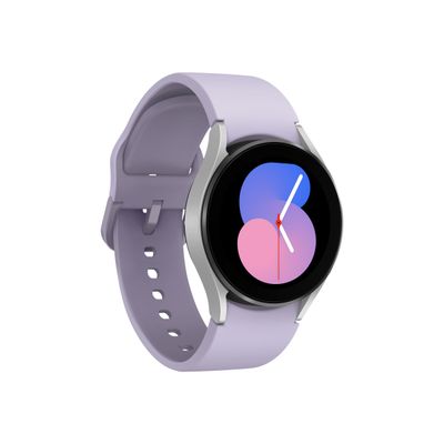 8806094497915-Samsung Galaxy Watch5 - montre connectée - 40mm - argent-Angle gauche-3