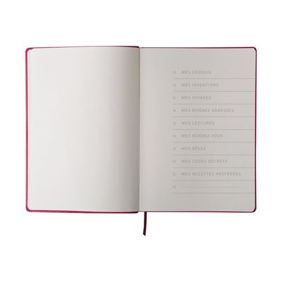 3108724521263-Oberthur Carmen - Carnet de notes souple A6 - ligné - rose poudré-Avant-6