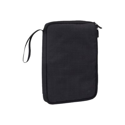 4260403573747-RIVACASE Biscayne - Organisateur de voyage (pour câbles) - noir-Angle gauche-0