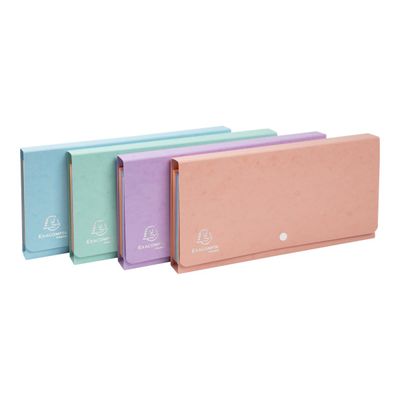 3130630586609-Exacompta Aquarel - Trieur 6 positions - format de poche 26 x 13 cm - disponible dans diff