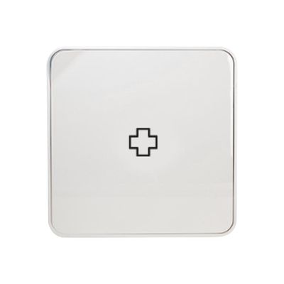 3660141947854-Armoire à pharmacie MultiBox - 32 x 32 x 7 cm - 4 étagères - blanc-Avant-0