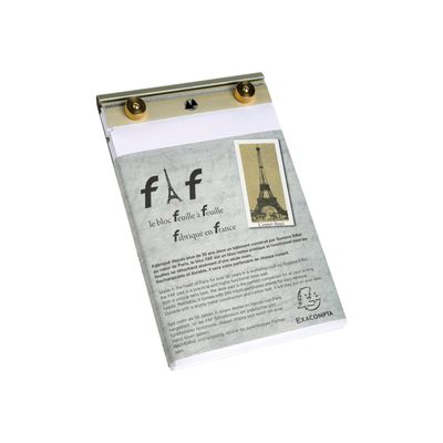 3130630121145-Exacompta L'Esprit Paris FAF N°4 - Bloc FAF complet - 21 x 13,5 cm - uni-Angle gauche-0