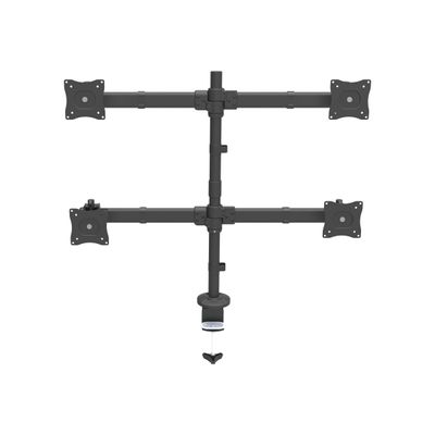 0065030867795-StarTech.com ARMQUAD - Bras support pour 4 écrans jusqu'à 27" - fixation pince - noir-Avant-1