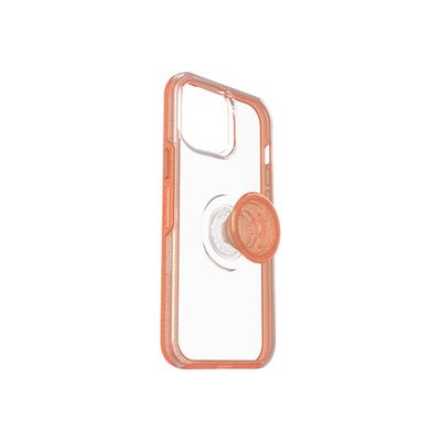 0840104276389-OtterBox Otter  - coque de protection pour iPhone 13 Pro Max - transparent avec contour orange-Arrière-0