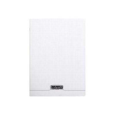 3210330181301-Calligraphe 8000 - Cahier polypro A4 (21x29,7 cm) - 96 pages - petits carreaux (5x5 mm) - transpar-Avant-0