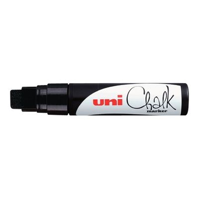 4902778170250-UNI CHALK - Marqueur craie - pointe extra large - noir-Angle gauche-1