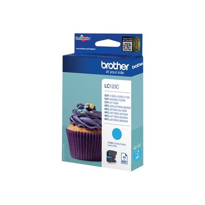 5014047563072-Brother LC123 - cyan - cartouche d'encre originale-Angle droit-2