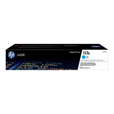 0193424172818-HP 117A - cyan - cartouche laser d'origine-Avant-0