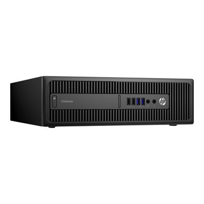 3700892045109-HP EliteDesk 800 G2 - unité centrale - SFF - Core i5 6500 3.2 GHz - 8 Go - SSD 240 Go, HDD-Angle gauche-2