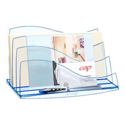 3462153507404-CEP Ice Blue - Trieur à enveloppes bleu transparent-Angle gauche-0