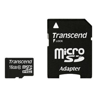 0760557817888-Transcend - Carte mémoire 16 Go - Class 10 - micro SDHC UHS-I-Image du produit-0