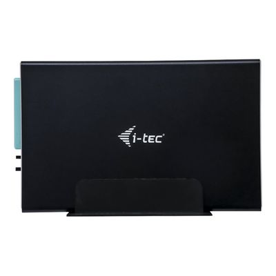 8595611702525-i-Tec MySafe - Boitier externe pour 2 disques dur 3.5" - 2 Canal - gris, bleu-Haut-2