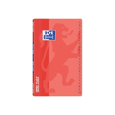 3020120040158-Oxford OpenFlex - Répertoire 9 x 14 cm - 96 pages - petits carreaux (5x5 mm) - disponible dans di-Avant-3