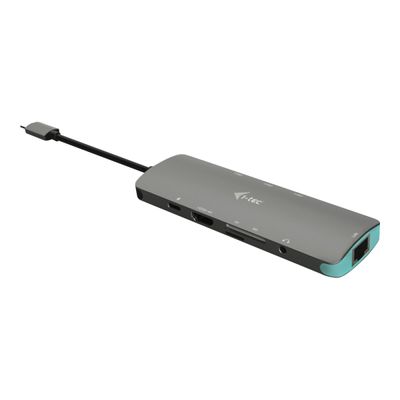 8595611702907-i-Tec USB-C Metal Nano - Station d'accueil - USB-C 3.1 - HDMI - GigE-Angle droit-0