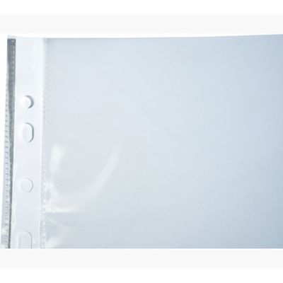 3130630052005-Exacompta - 100 Pochettes perforées - A4 - PP lisses - cristal 6/100E--3