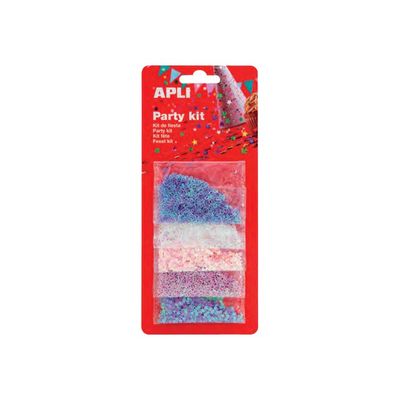 8410782138228-Apli - Confettis cœur - coloris assortis-Avant-0
