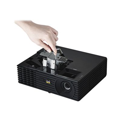 0766907663815-ViewSonic PJD5132 - projecteur DLP - portable - 3D-Angle droit-5