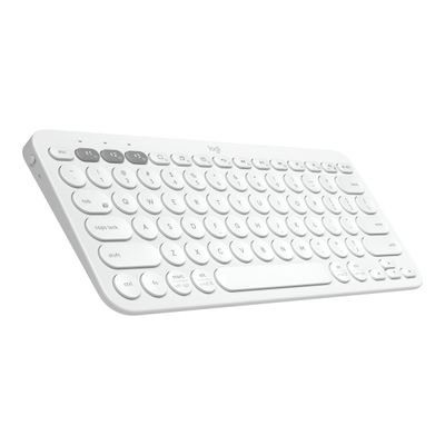 5099206089051-Logitech K380 - clavier minimaliste sans fil - blanc -Avant-3