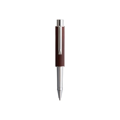 3108722414123-Oberthur Ottawa - Stylo à bille à capuchon - acajou-Avant-1