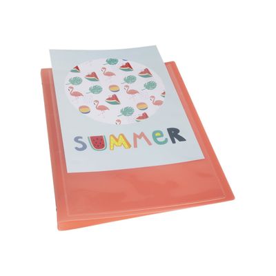 3130630512790-Exacompta Kreacover Pastel - Classeur 4 anneaux personnalisable - Dos 20 mm - A4 - pour 140 feuilles - disponib-Angle gauche-2