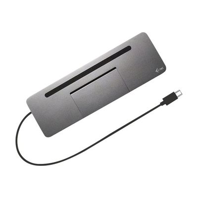 8595611703874-i-Tec - Station d'accueil - USB-C / Thunderbolt 3 - VGA, HDMI, DP - GigE - avec chargeur universel i--Angle gauche-3
