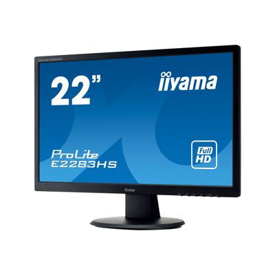 4948570113248-iiyama ProLite E2283HS - écran LED - Full HD (1080p) - 21.5"-Angle droit-1
