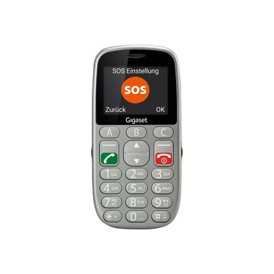 4250366858838-Gigaset GL390 - argent titane - 32 Mo - GSM - téléphone mobile-Avant-0