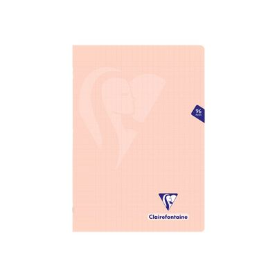 3329683081616-Clairefontaine Mimesys Pastel - Cahier polypro A4 (21x29,7 cm) - 96 pages - grands carreaux (Seyes) - disponible dans-Avant-1