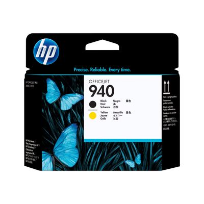 884420567530-HP 940 - noir, jaune - tête d'impression originale-Avant-1