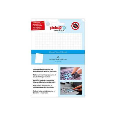 8711234033079-Pickup - 2 Films de protection adhésifs - antimicrobien - 110 x 145 mm-Avant-0