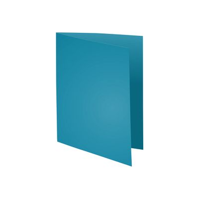 3288582100197-Exacompta Rock"s - 100 Chemises - 210 gr - pour 200 feuilles - bleu-Angle droit-0