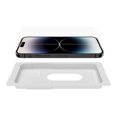 0745883848348-Belkin - protection d'écran - verre trempé pour iPhone 14 Pro-Gauche-3