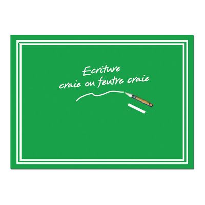 3462620097933-Bequet Ardoisine - 3 Pancartes vertes - 30 x 20 cm - double face-Avant-0
