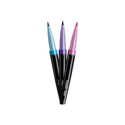 3086123570955-BIC BodyMark New School - 3 marqueurs tatoo + 2 pochoirs - couleurs assorties-Angle gauche-5