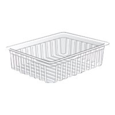 3342690014545-Guillin - 250 Barquettes jetables pour aliments - translucide - 1L-Angle gauche-0