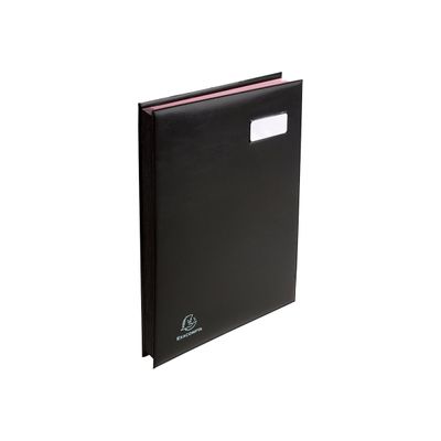 3157406574356-Exacompta Expansé - Parapheur 16 compartiments - noir-Angle gauche-1