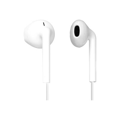 3303170105160-T'nB C-BUDS - Kit main libre - Ecouteurs filaire avec micro - intra-auriculaire - blanc-Avant-3